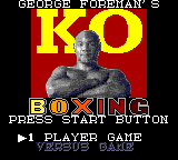 George Foreman's KO Boxing